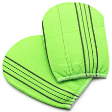 Load image into Gallery viewer, Via Beauty Exfoliating Bath Mitt Pad Glove - 2pc