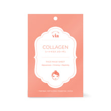 Load image into Gallery viewer, Ultra Calming &amp; Resurfacing Face Mask Sheet - Collagen - Via Beauty Care
